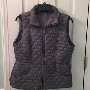 Jane Ashley gray quilted vest